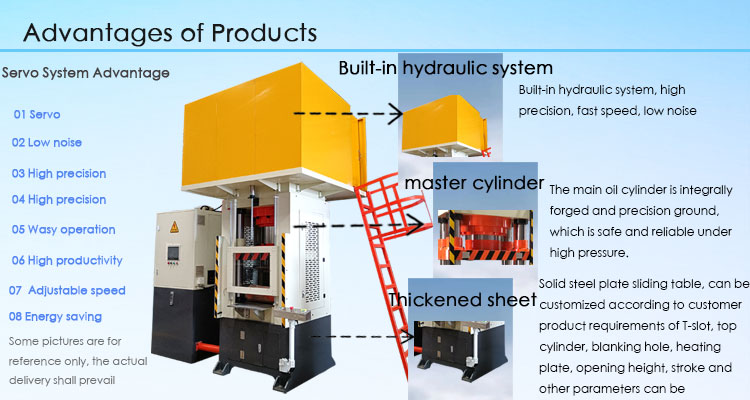 Hot 300 tons of bicycle vertical cold forging forming special hydraulic press