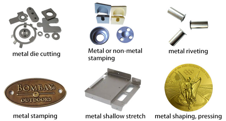 800-ton rail-mounted punching hydraulic press samples
