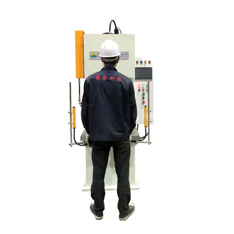 Bow type single column hydraulic press