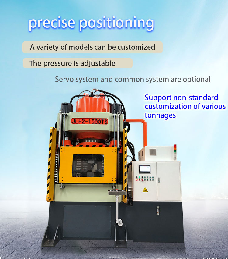 1000 tons servo four-column vertical forging cold extrusion forming hydraulic press